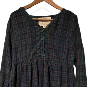 VTG Victoria's Secret Authentic Country Cottons Nightgown Medium Forest Green